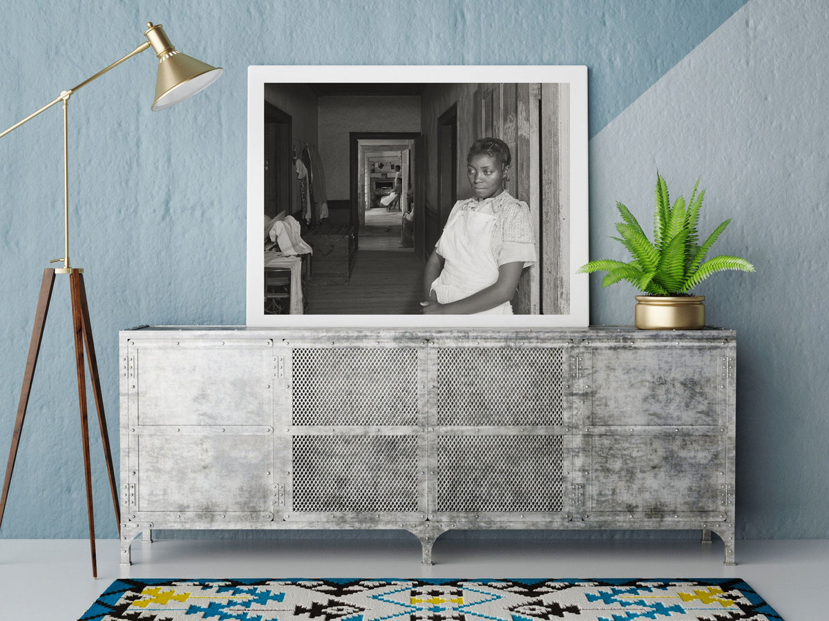 Portrait of Black Woman, Greene County, Georgia, Jack Delano Photographer, 1941 Historical Pix