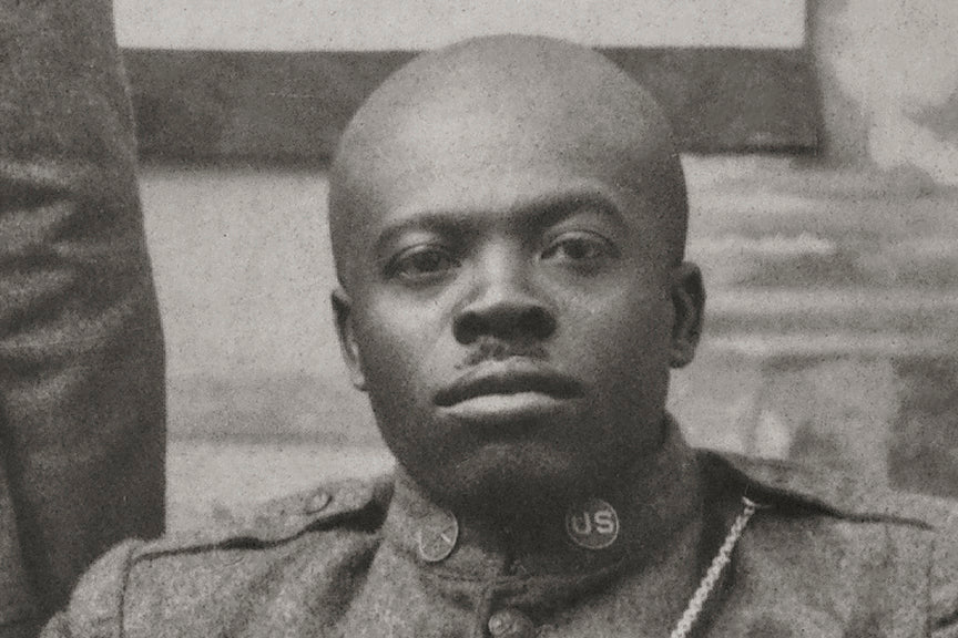 Portrait of WWI Black Soldiers, 1918, Harlem Hellfighters Historical Pix