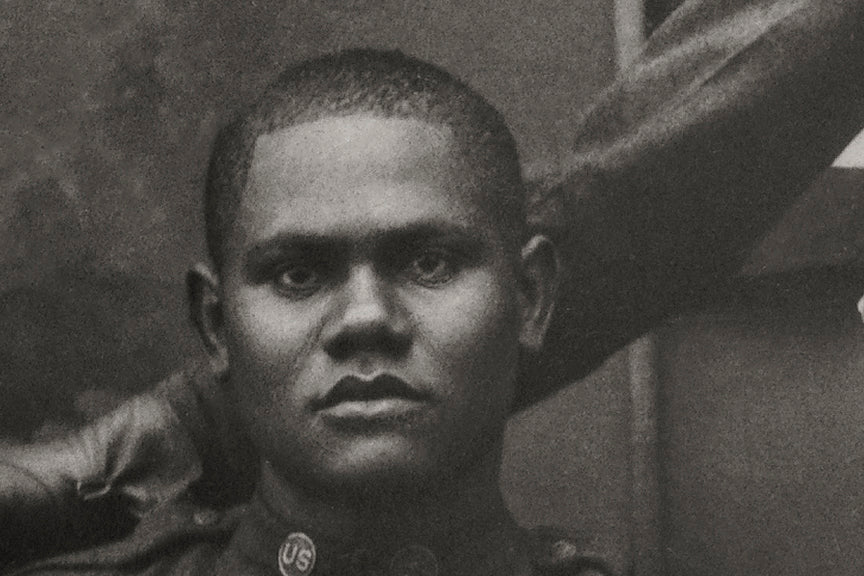 Portrait of WWI Black Soldiers, 1918, Harlem Hellfighters Historical Pix