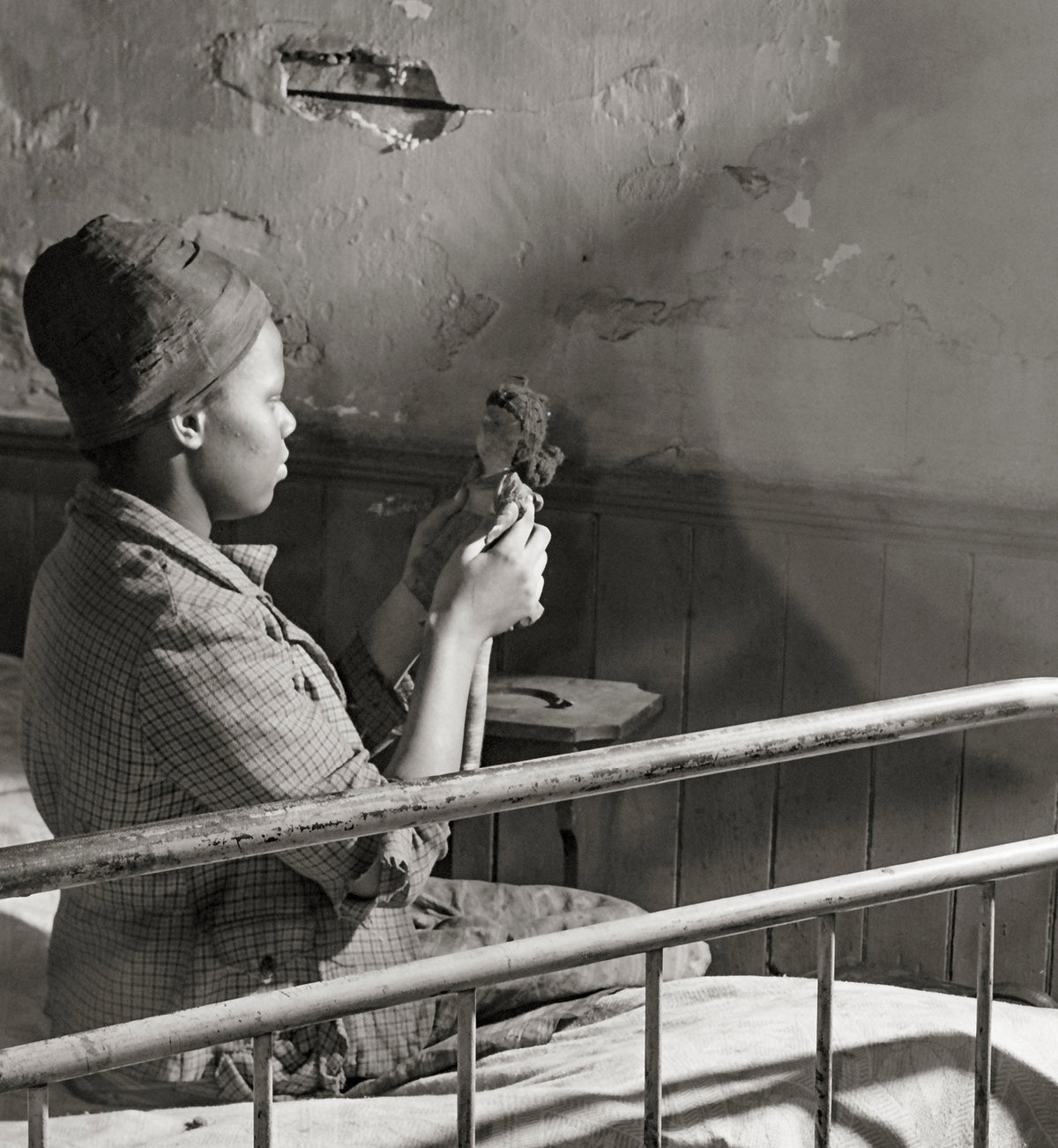 Portrait of young black girl, 1941, Norfolk, Virginia, by John Vachon Historical Pix