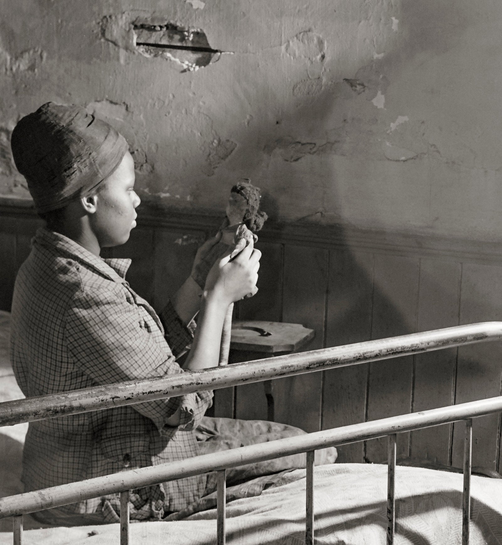 Portrait of young black girl, 1941, Norfolk, Virginia, by John Vachon Historical Pix