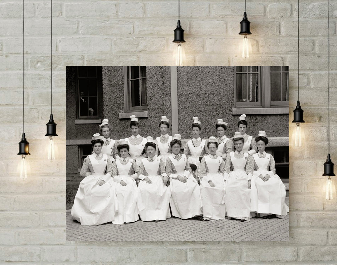 Providence Rhode Island Hospital Nurses, Circa 1930 Photo Historical Pix