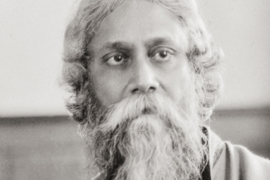 Rabindranath Tagore Poet, Bengali, 1916 Historical Pix