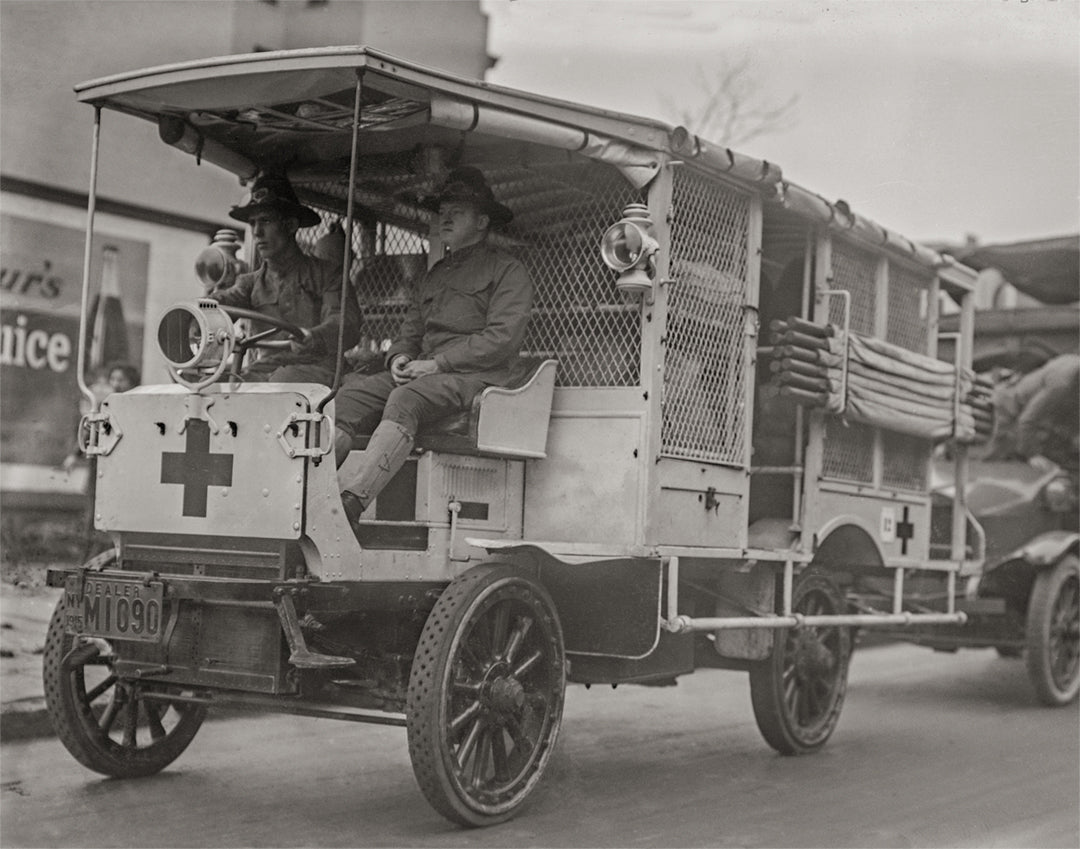 Red Cross Truck, 1910 Historical Pix