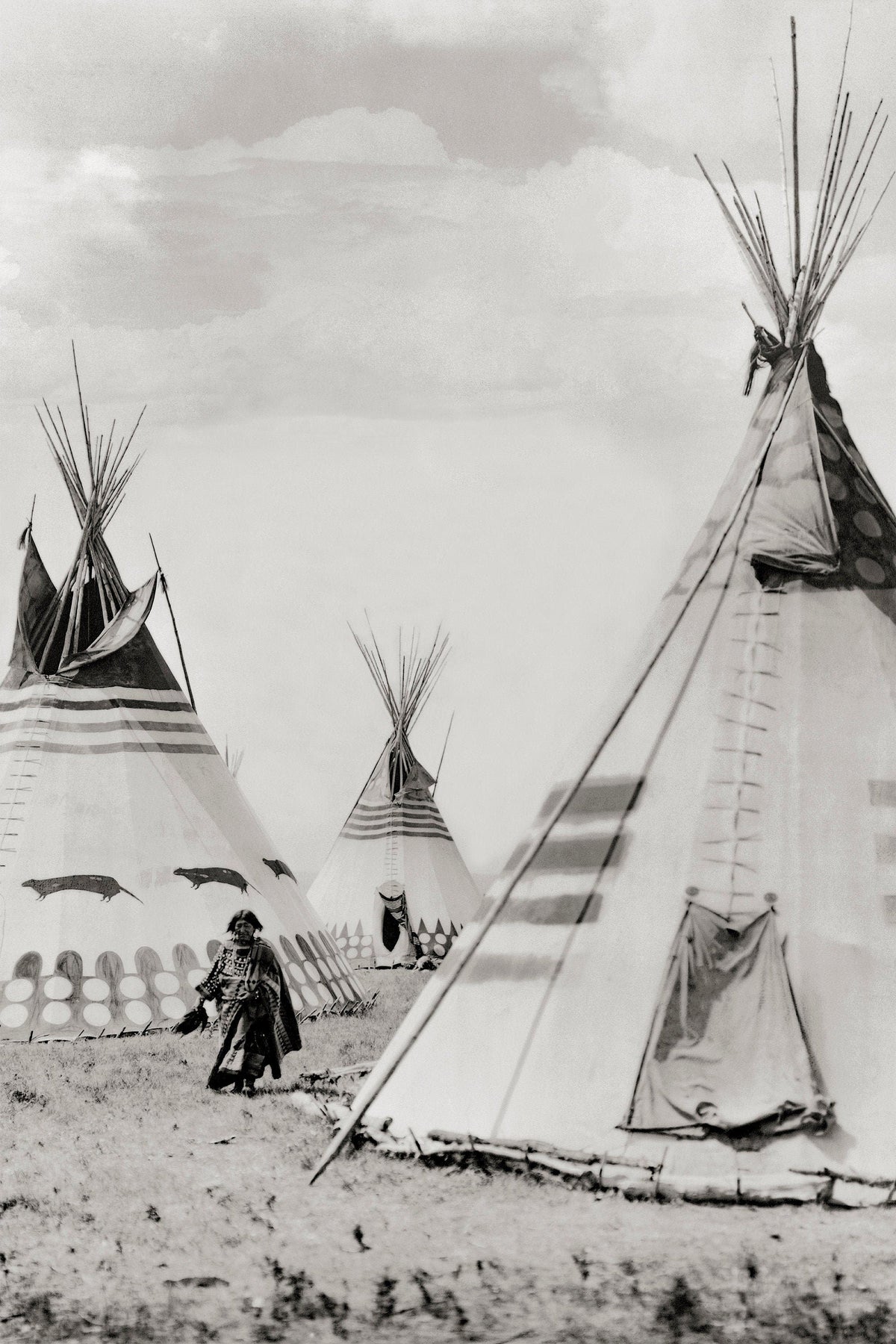 Roland Reed "Blood Camp", Native American,1913 Historical Pix