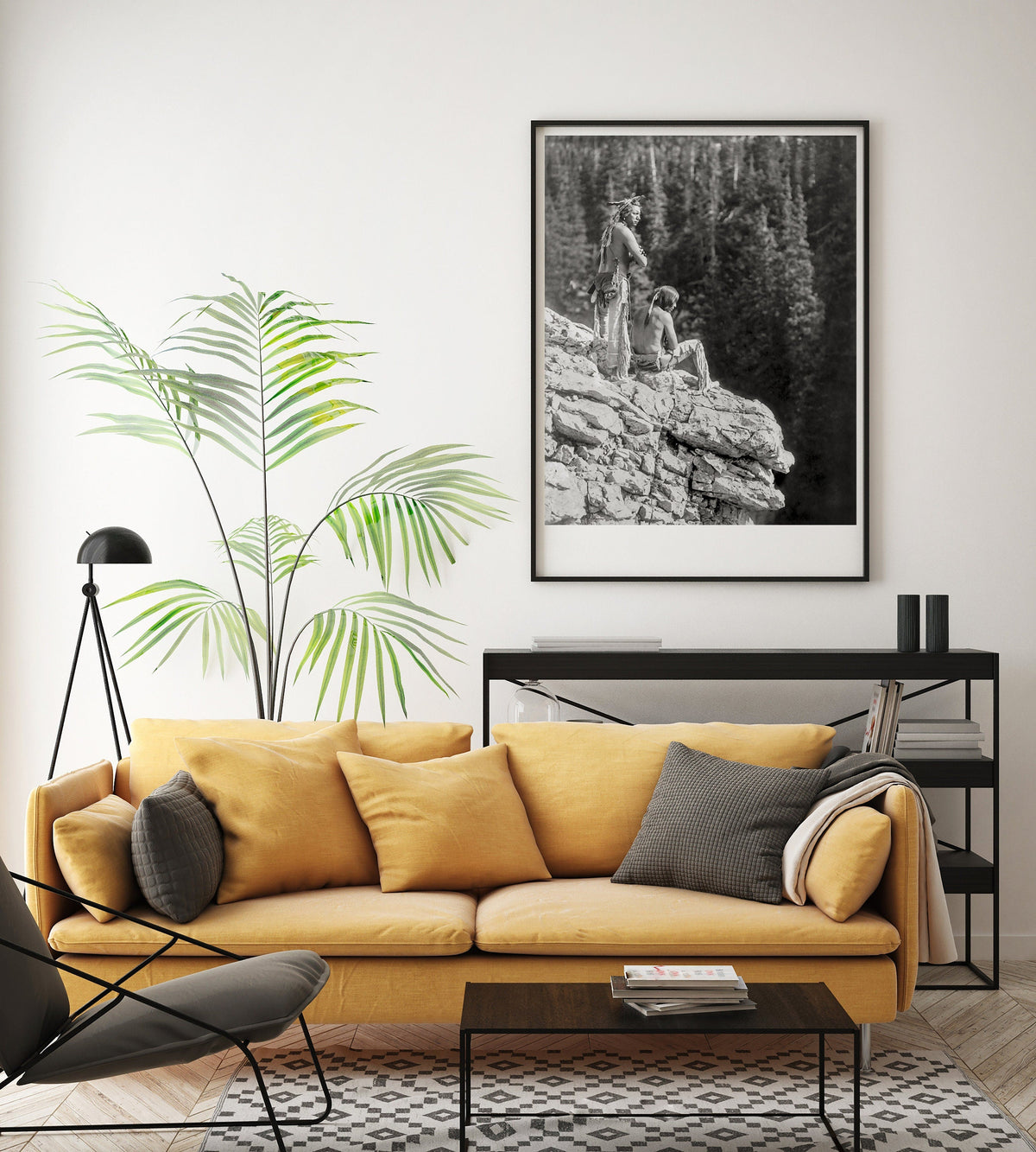 Roland Reed &quot;The Canyon&quot; Native American Photo, 1910 Historical Pix