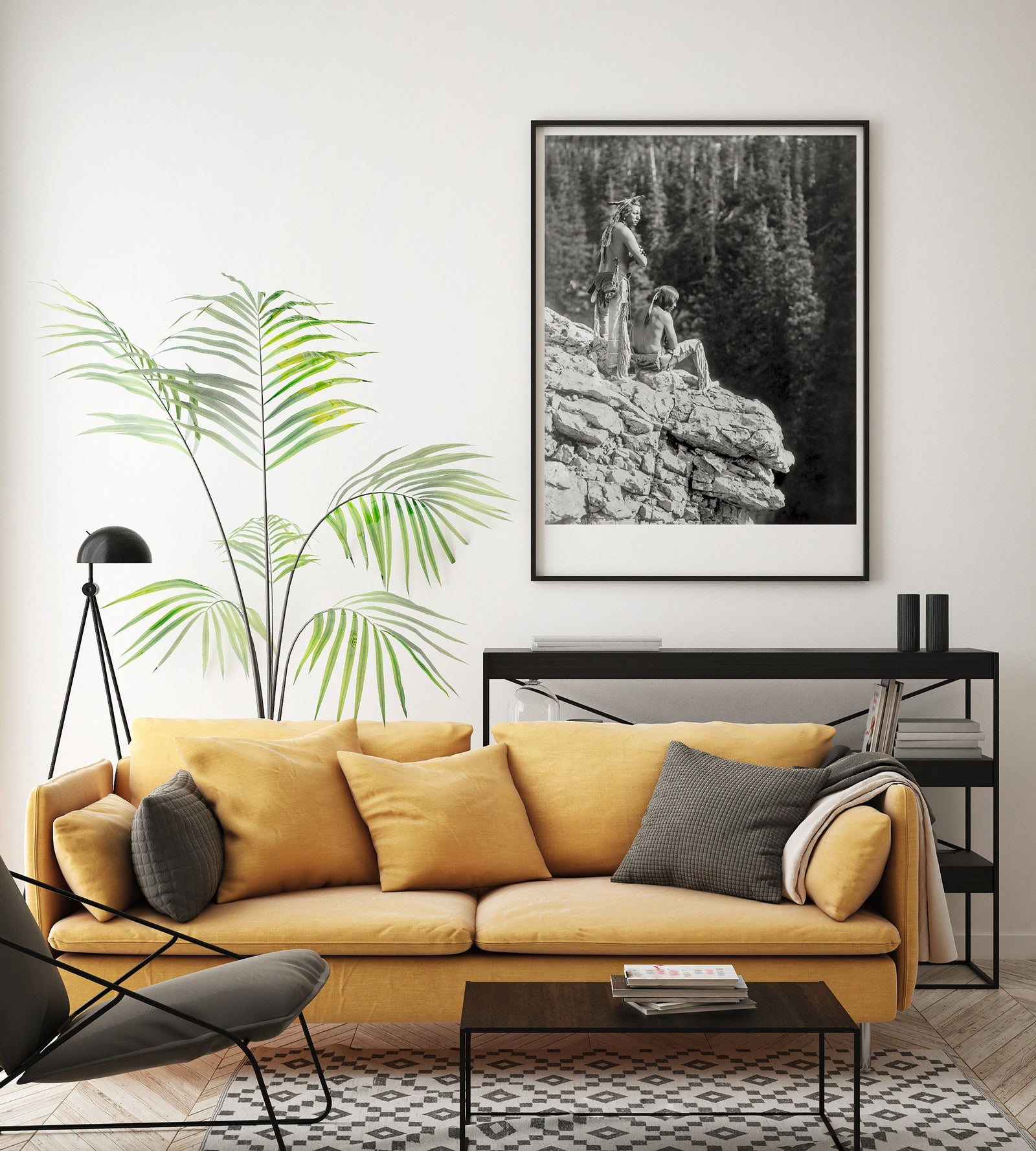 Roland Reed "The Canyon" Native American Photo, 1910 Historical Pix