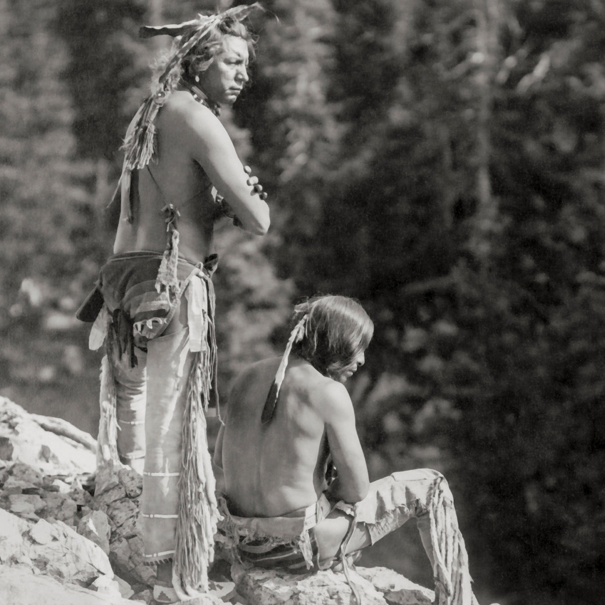 Roland Reed &quot;The Canyon&quot; Native American Photo, 1910 Historical Pix