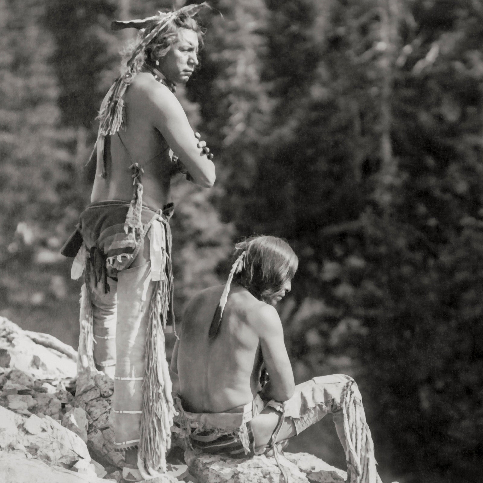 Roland Reed "The Canyon" Native American Photo, 1910 Historical Pix