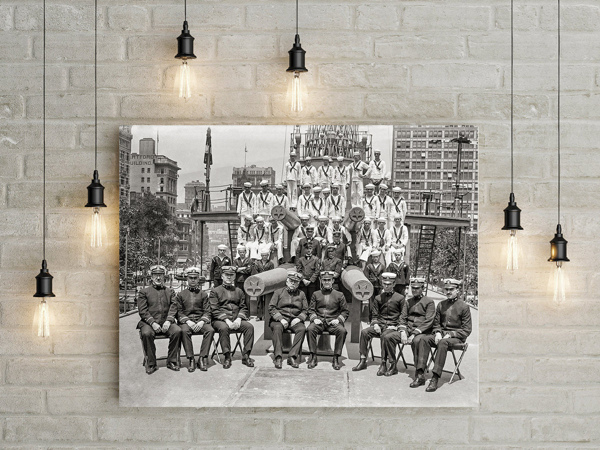 Sailors Photo, USS Recruit, circa 1910 Historical Pix