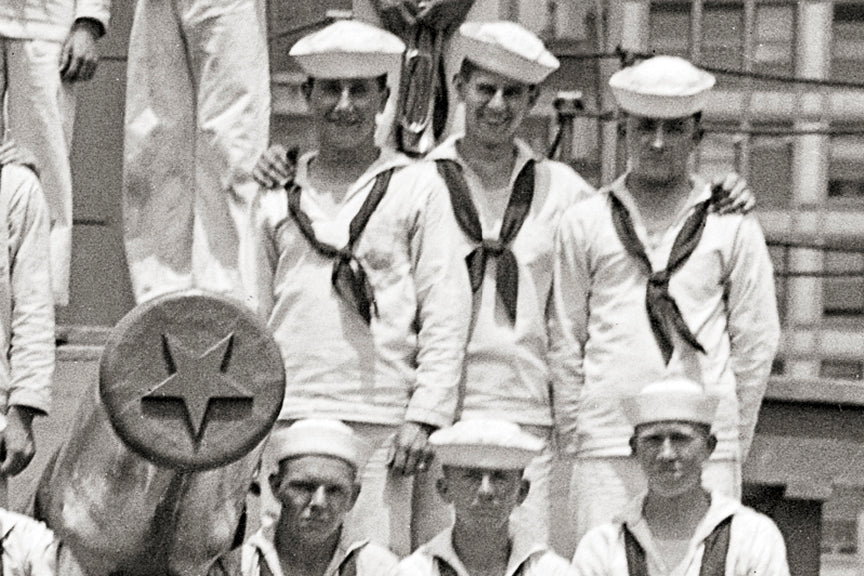 Sailors Photo, USS Recruit, circa 1910 Historical Pix