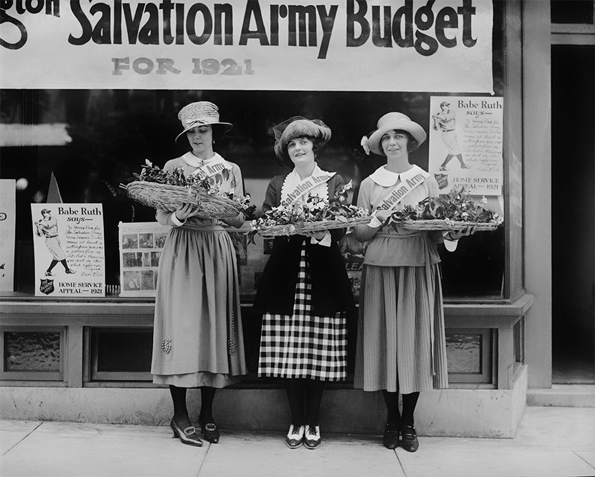 Salvation Army Women, 1921 Historical Pix