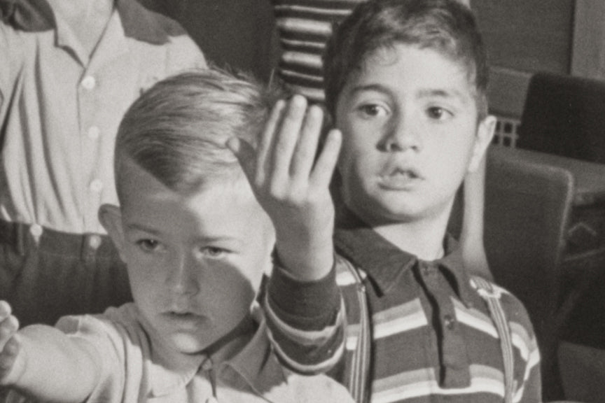 School Children Salute The US Flag, 1942, Rochester, NY Historical Pix