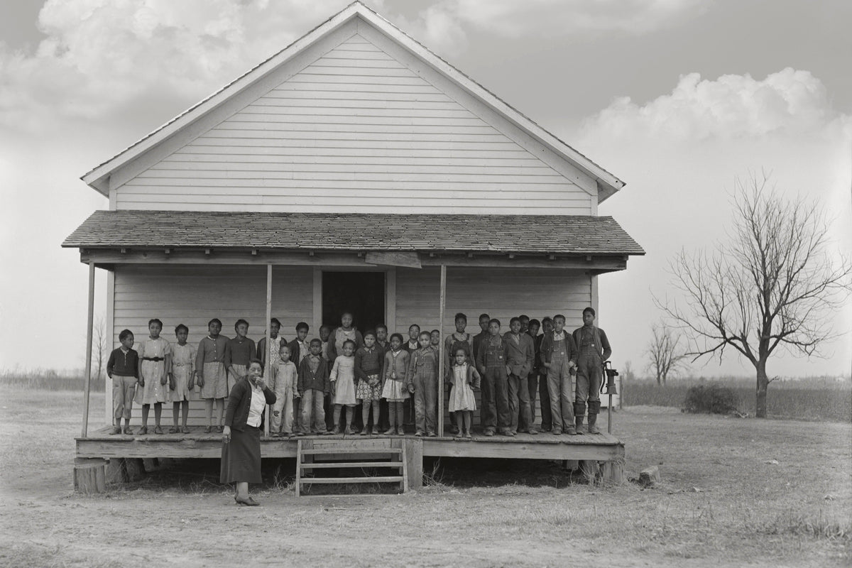 School House, Southeast Missouri Farms, 1939, Arthur Rothstein Historical Pix