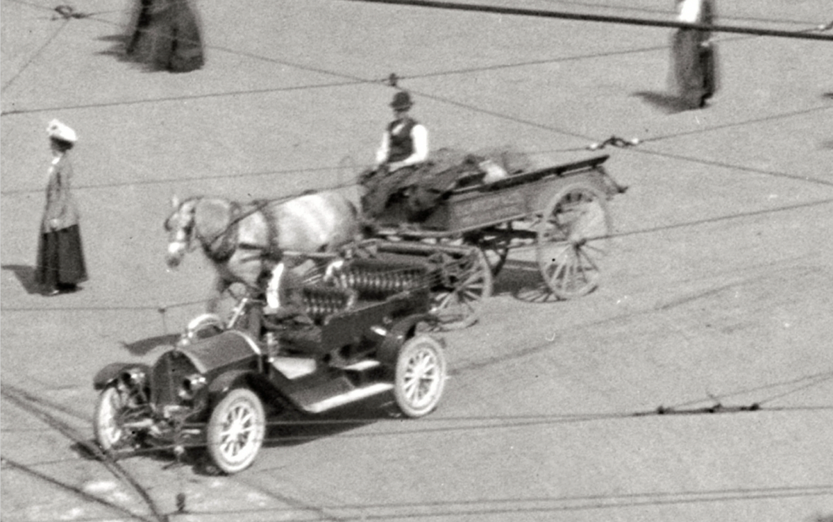 Detroit Campus Martius, Soldiers&#39; and Sailors&#39; Monument, Elks Monument, 1910