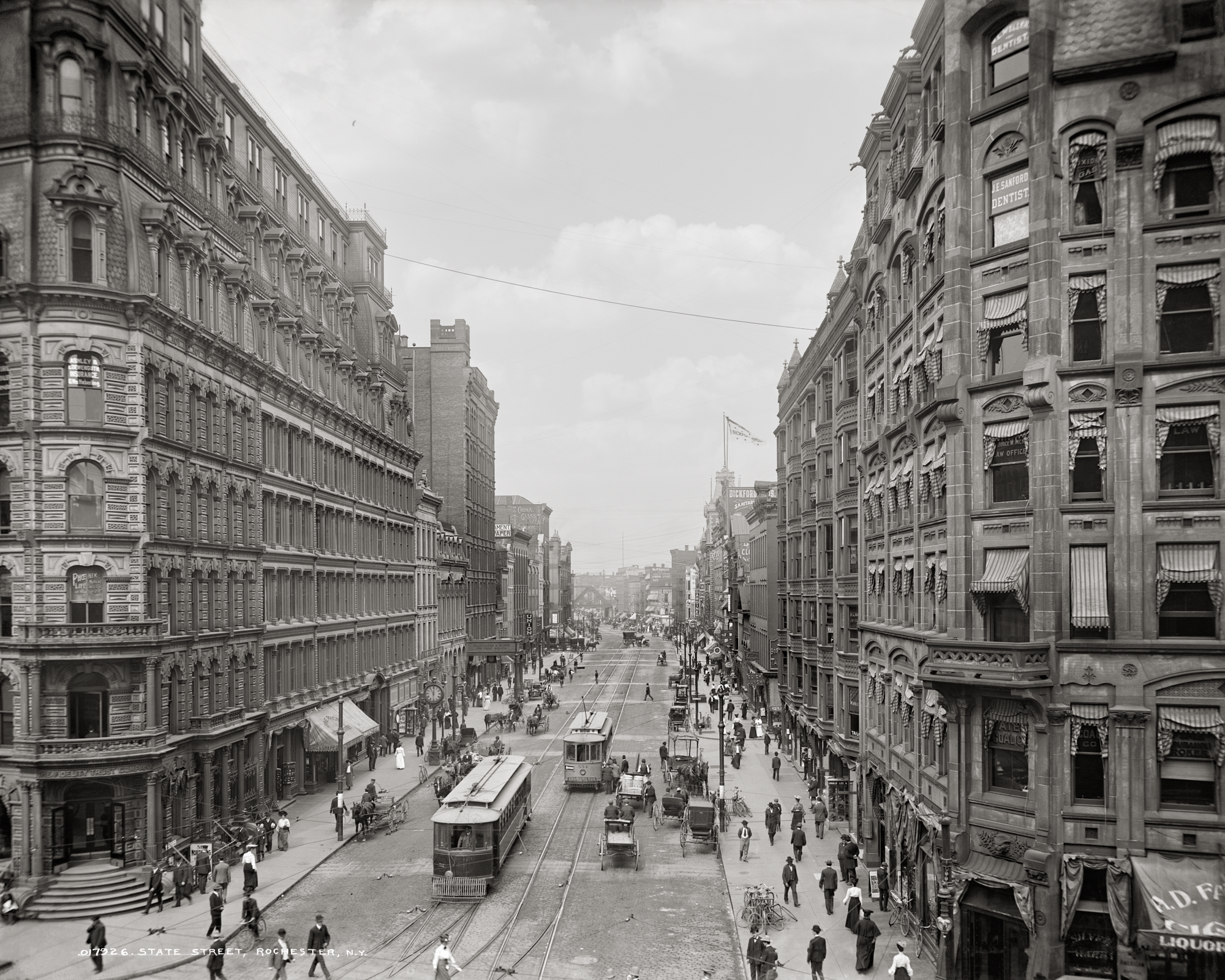 Rochester New York, State Street, 1904