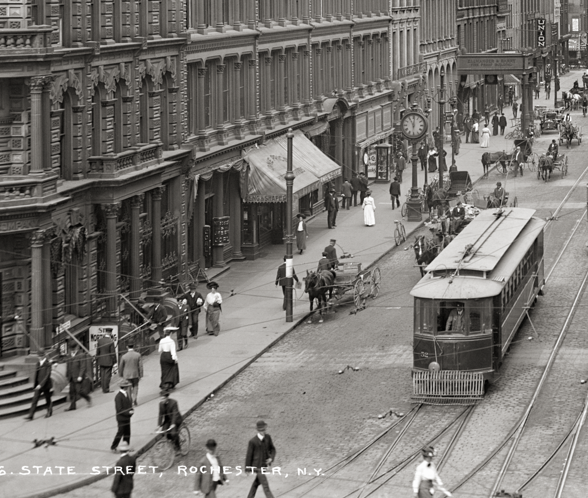 Rochester New York, State Street, 1904
