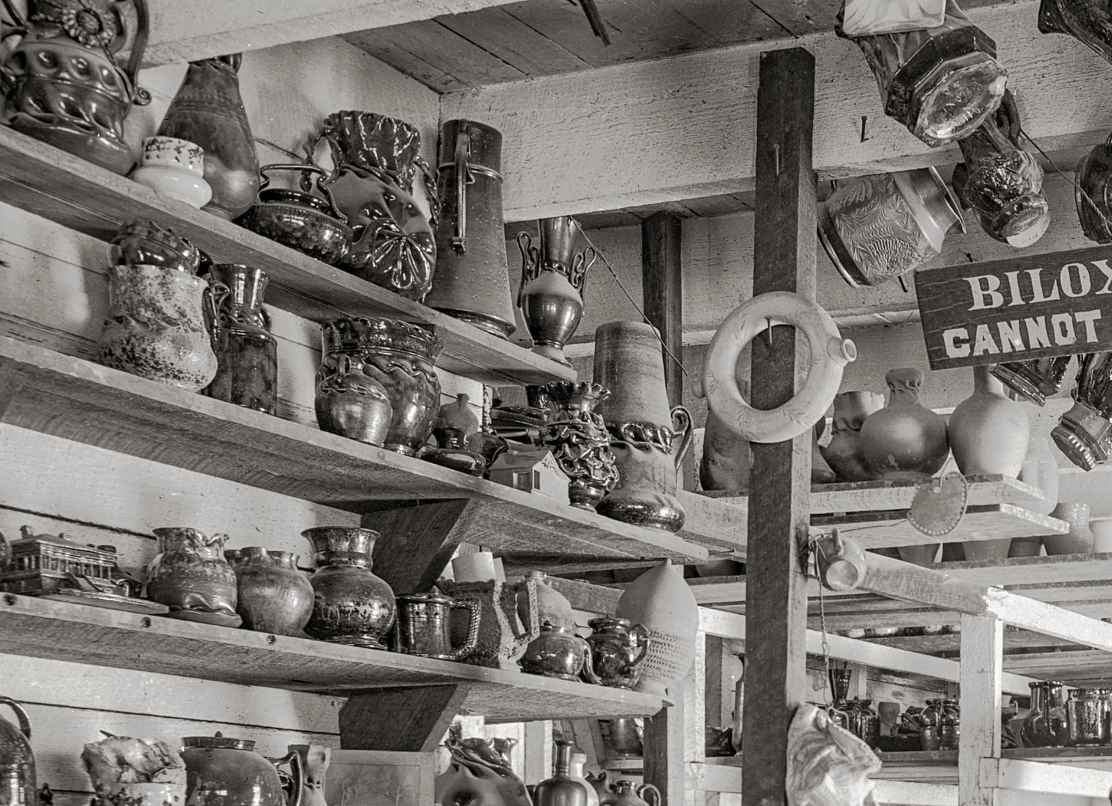 George Ohr, Ceramic Artist, Studio, Biloxi, MS 1901