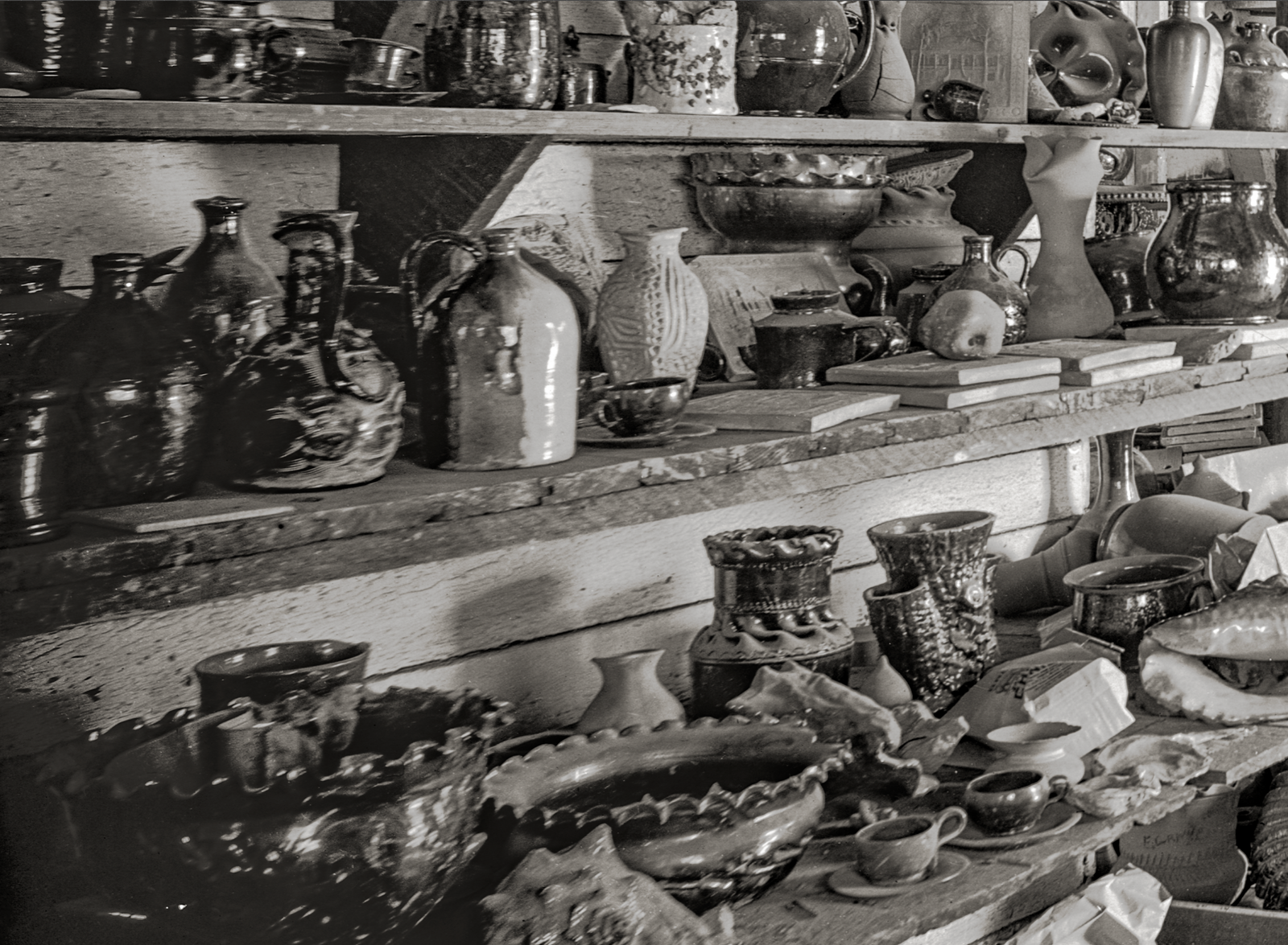 George Ohr, Ceramic Artist, Studio, Biloxi, MS 1901