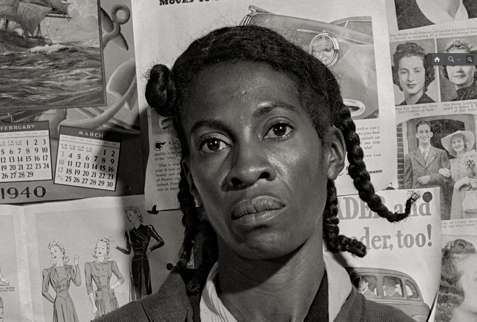 Portrait Mrs. Henry Dukes, Nine Children, Cancer, 1941