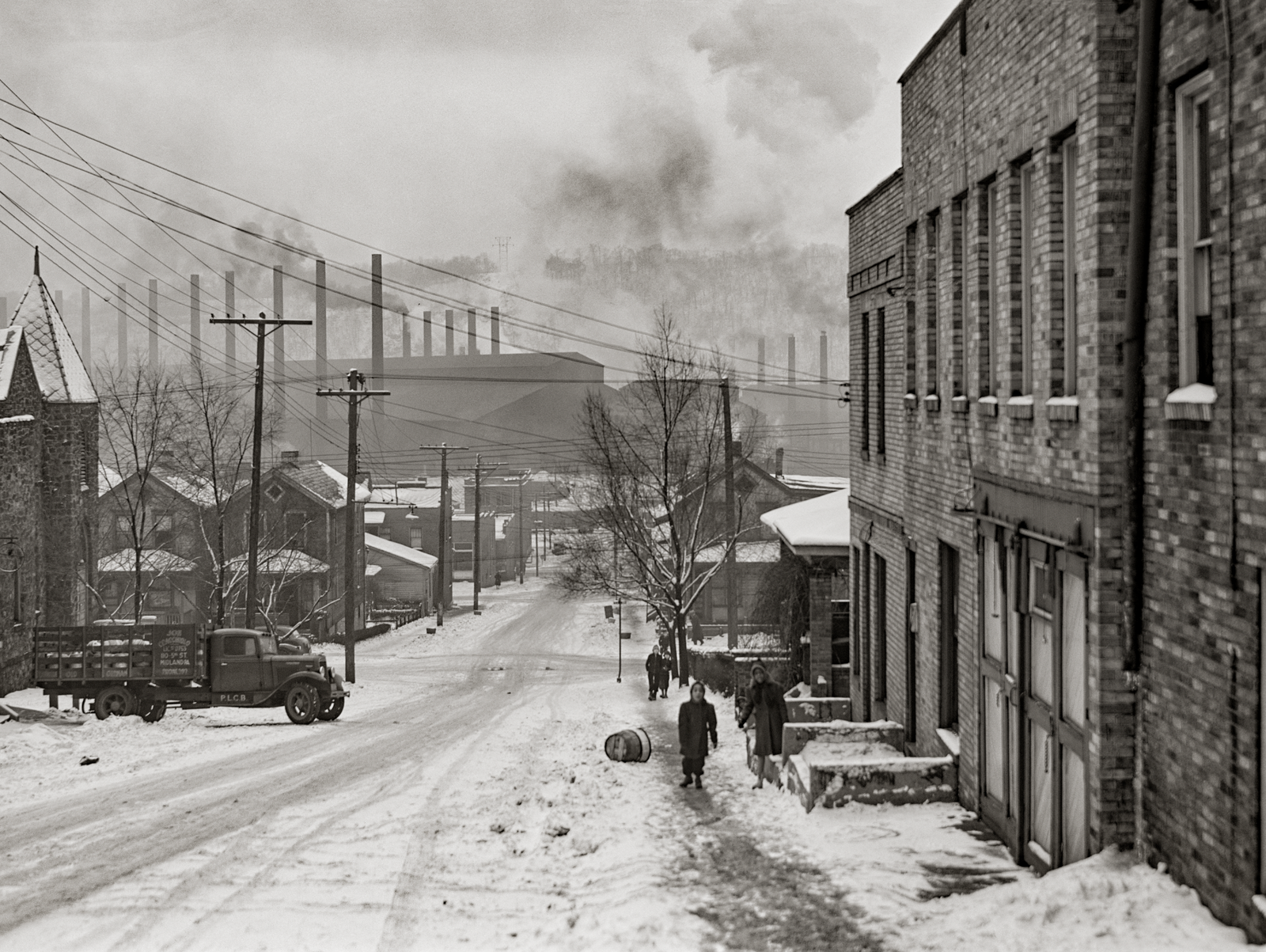 Midland, Pennsylvania, Mill District, 1941, Jack Delano Photographer