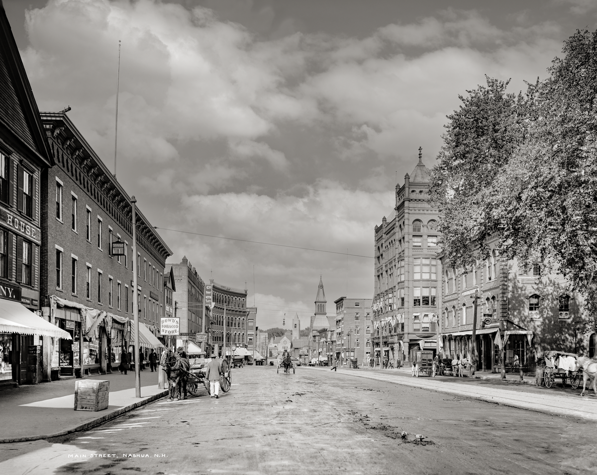 Main Street, Nashua New Hampshire, 1908