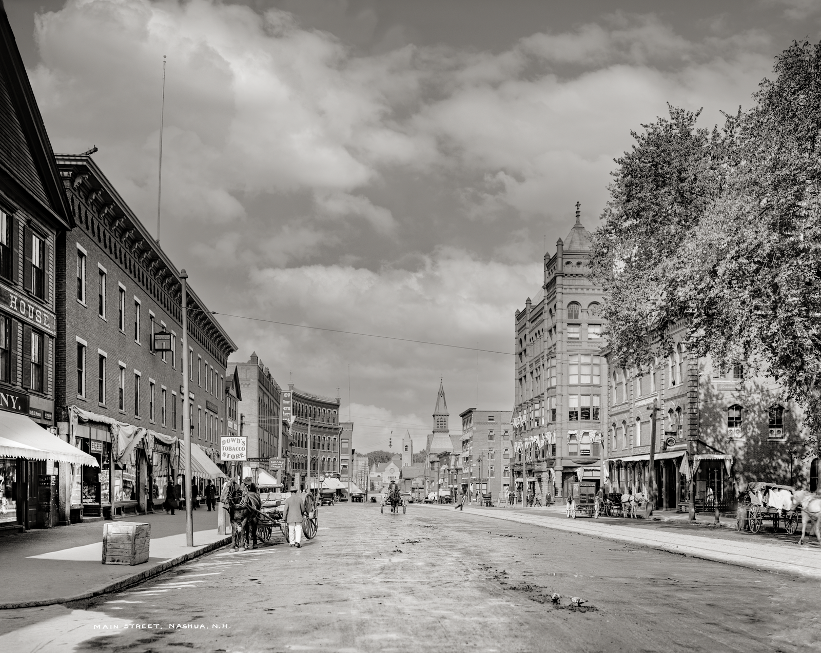 Main Street, Nashua New Hampshire, 1908