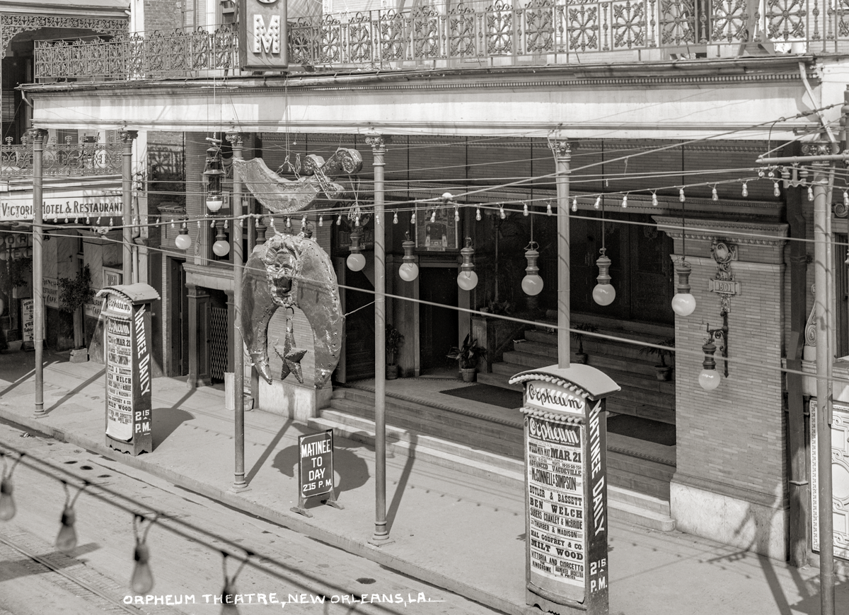 The Orpheum/St. Charles Theatre, New Orleans, LA, 1910