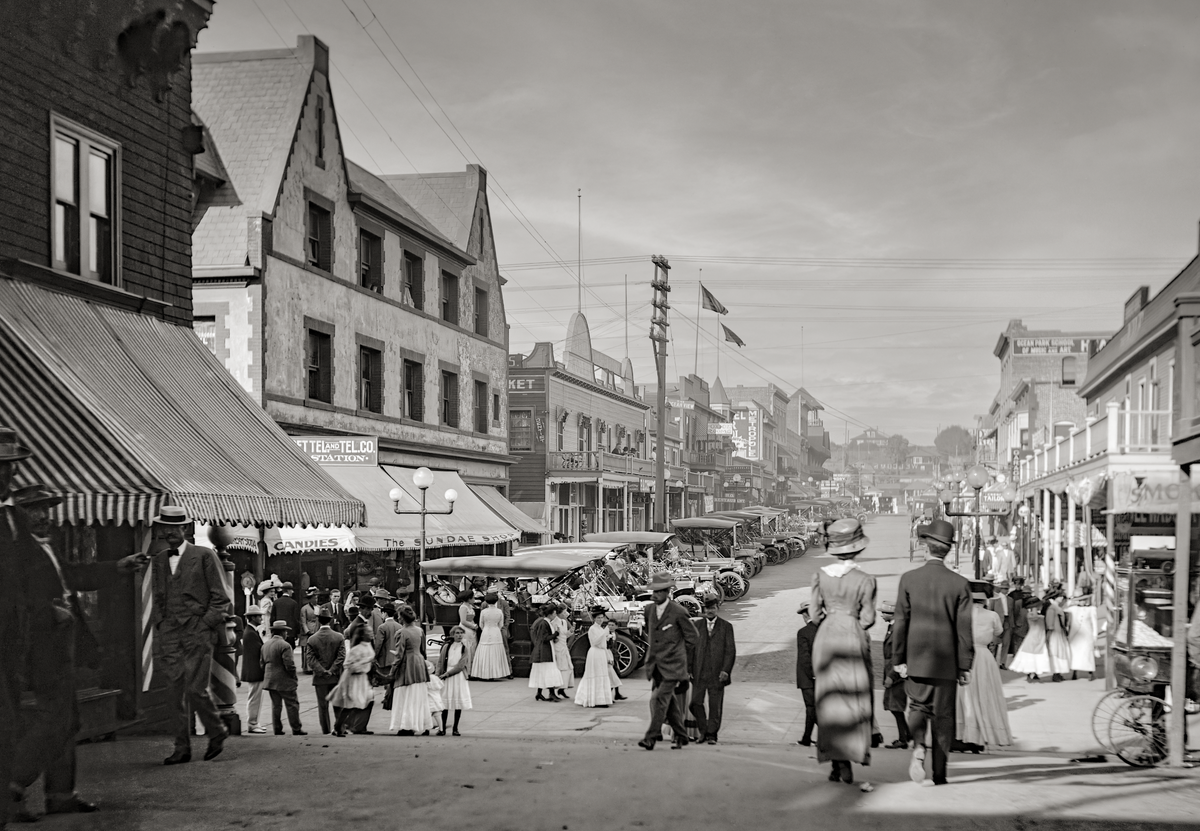 Pier Avenue, Ocean Park, Santa Monica, 1915
