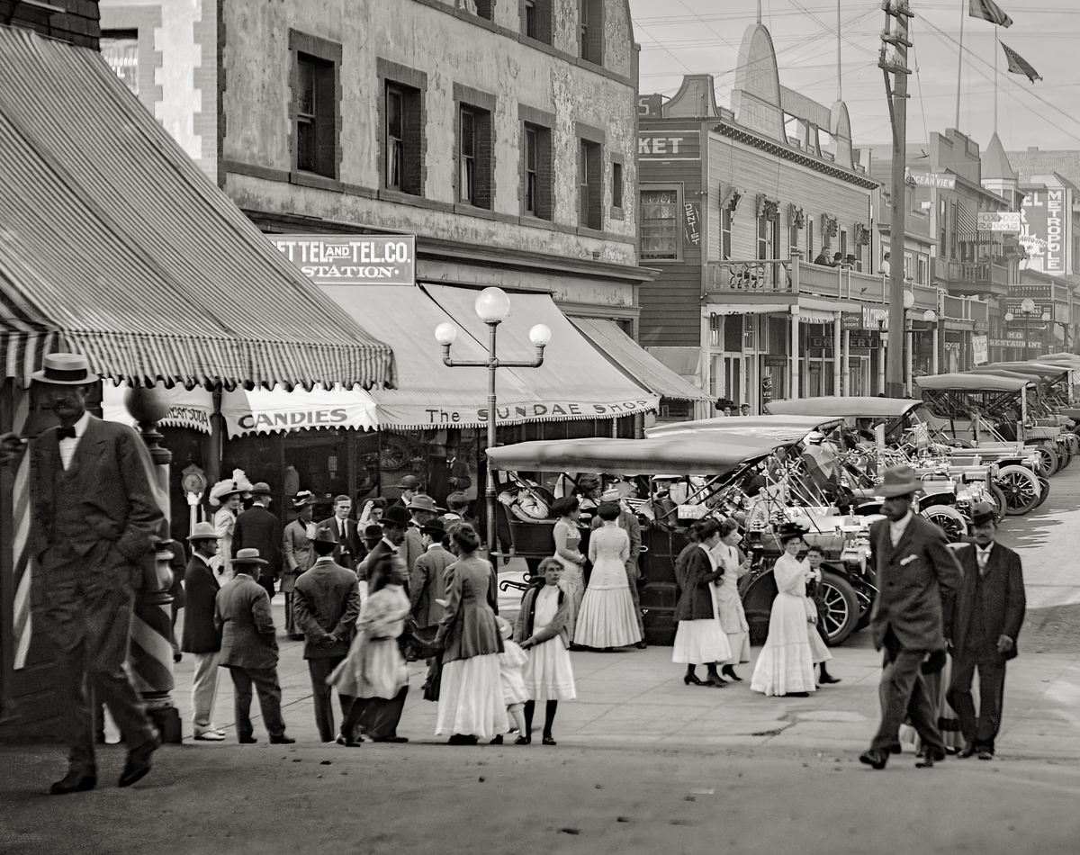 Pier Avenue, Ocean Park, Santa Monica, 1915