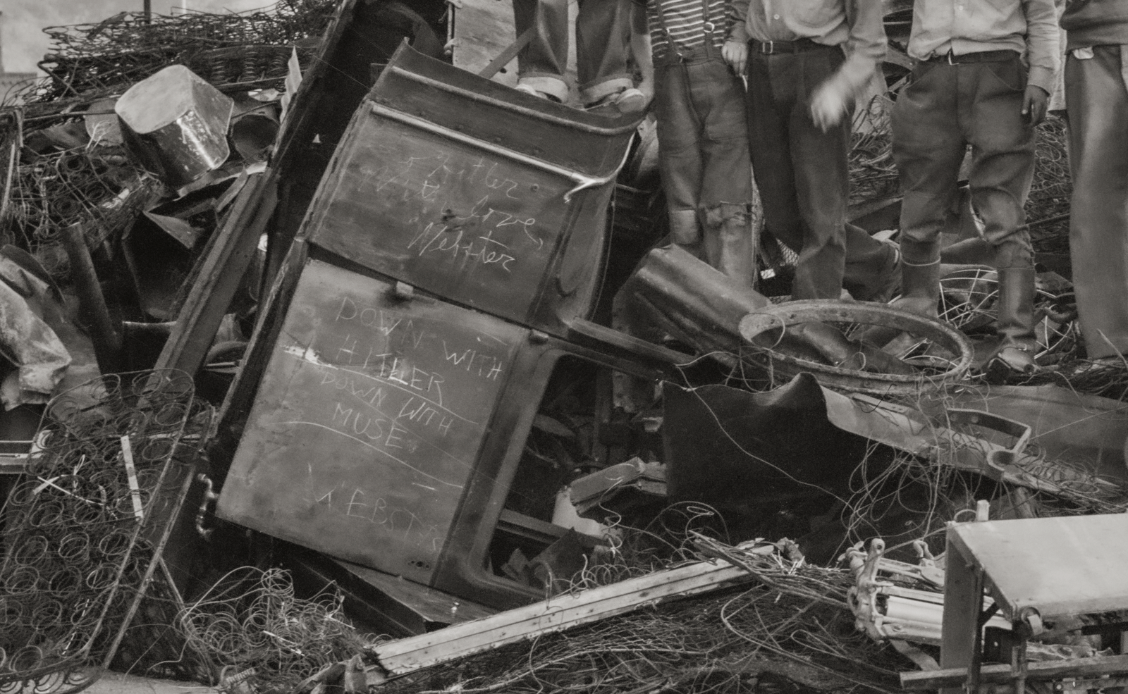 Butte, Montana, Schoolchildren on a Pile of Scrap, 1942, Lee Russell