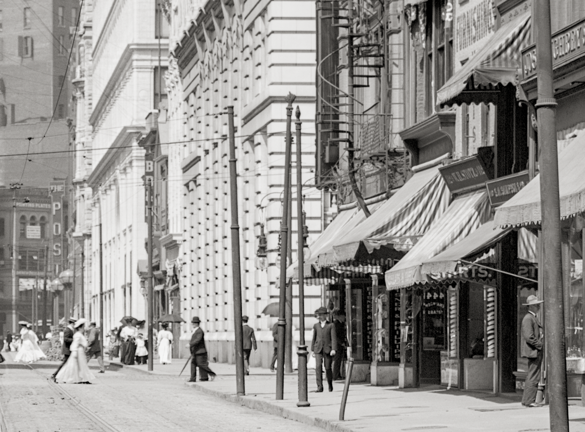 Pittsburgh, Pennsylvania Photo, Wood Street, 1900