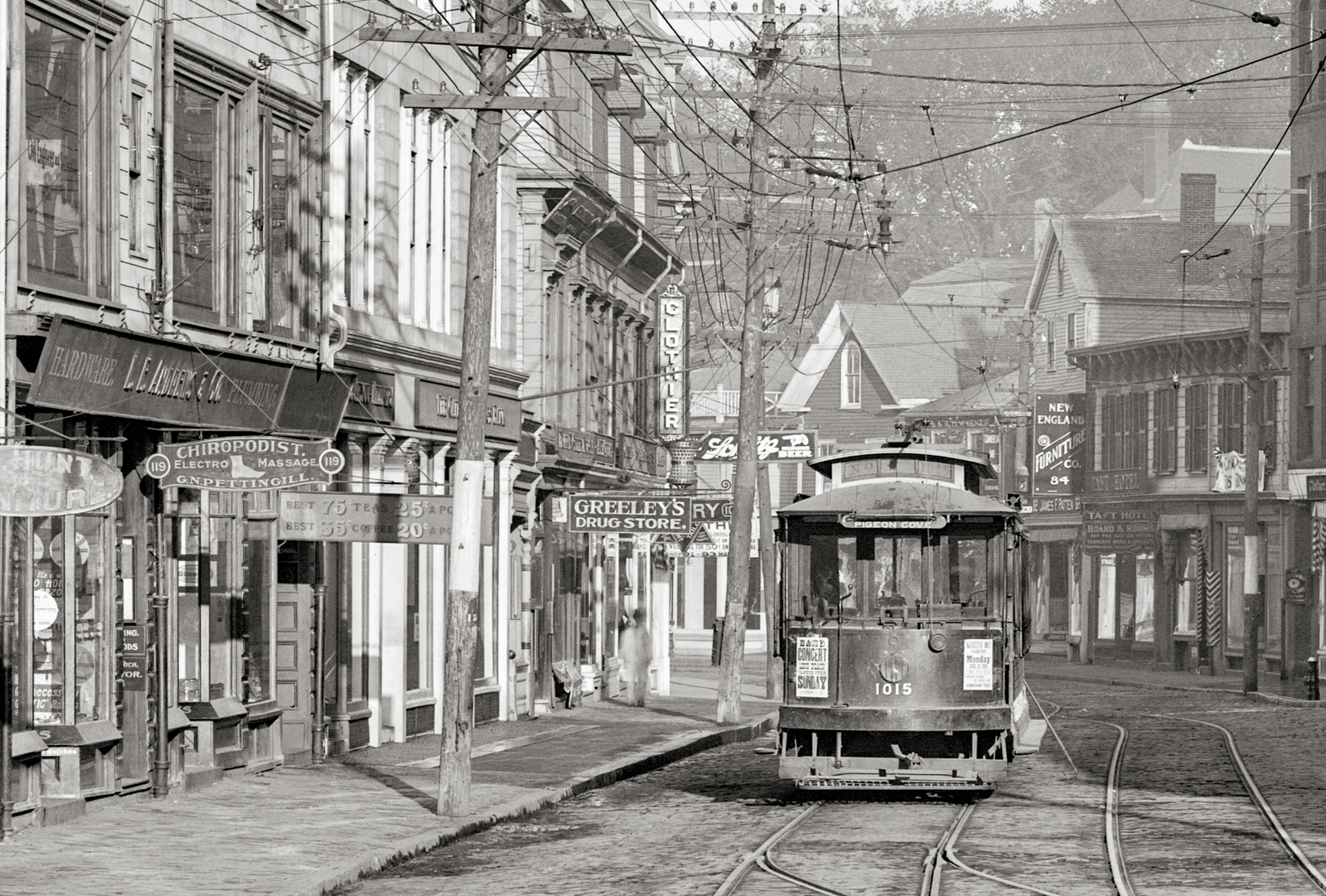 Gloucester Massachusetts, Main Street, Circa 1910
