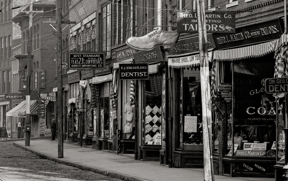Gloucester Massachusetts, Main Street, Circa 1910