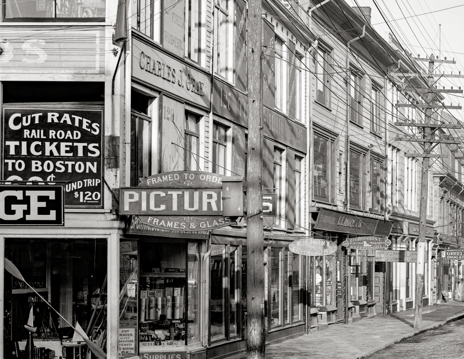 Gloucester Massachusetts, Main Street, Circa 1910
