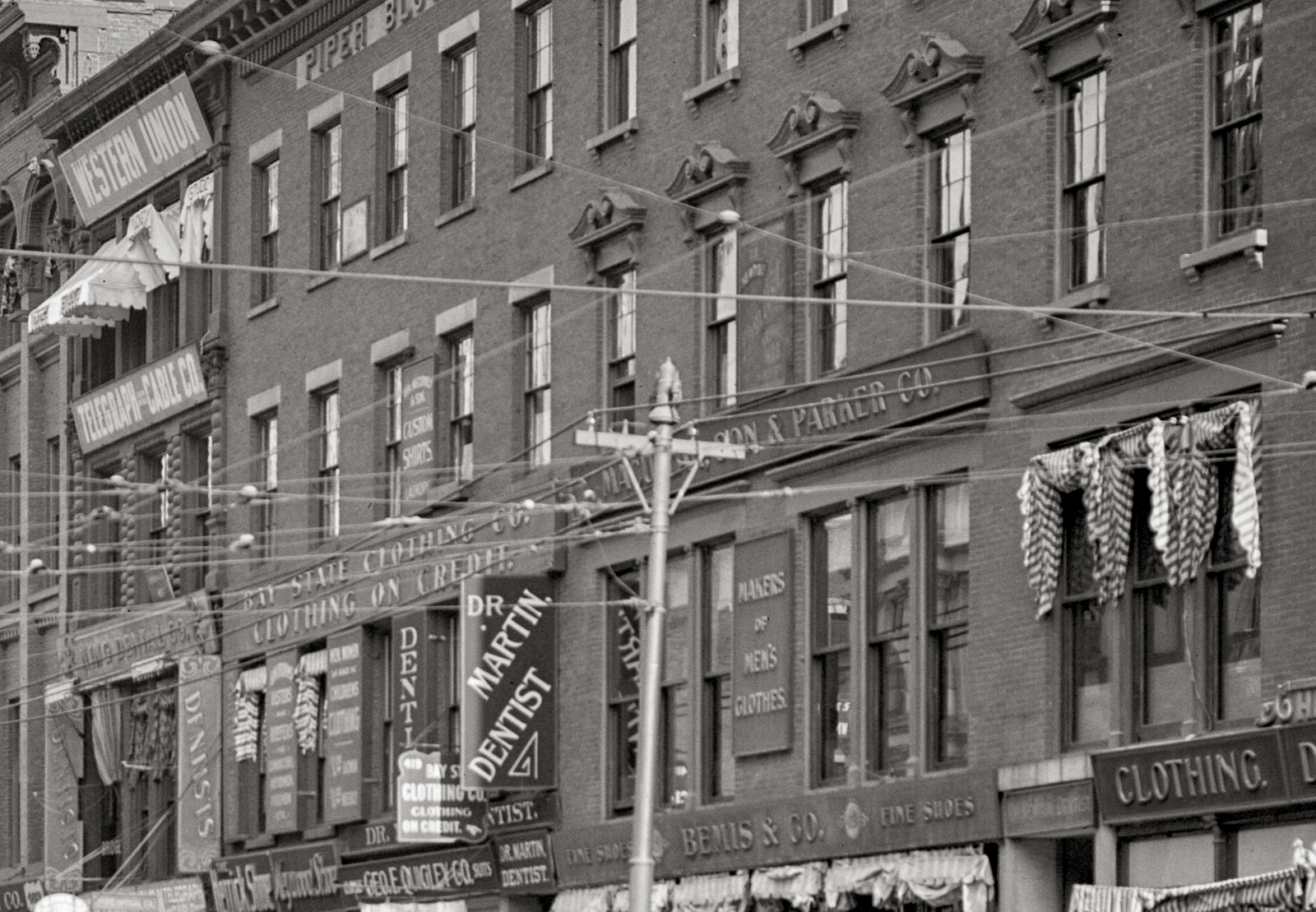 Worcester Massachusetts, Main Street, Circa 1906