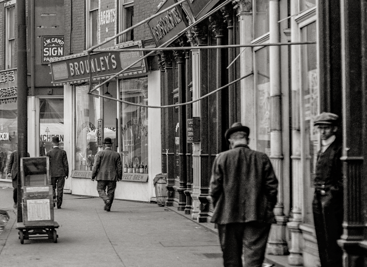 Norfolk Virginia, Main Street, 1917