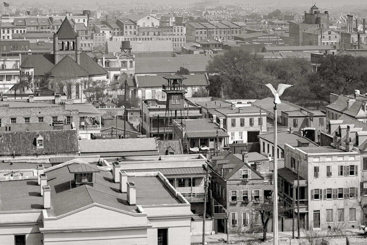 Charleston SC, From St. Michaels Church, 1900