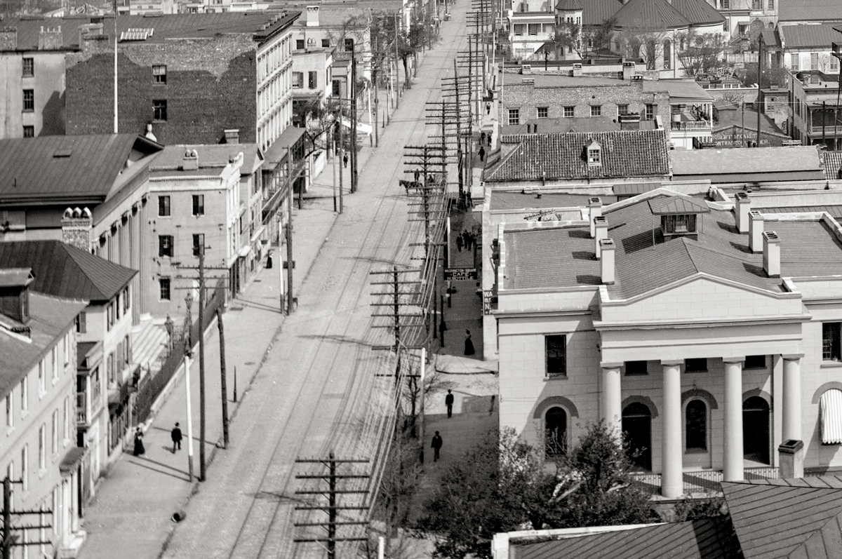 Charleston SC, From St. Michaels Church, 1900
