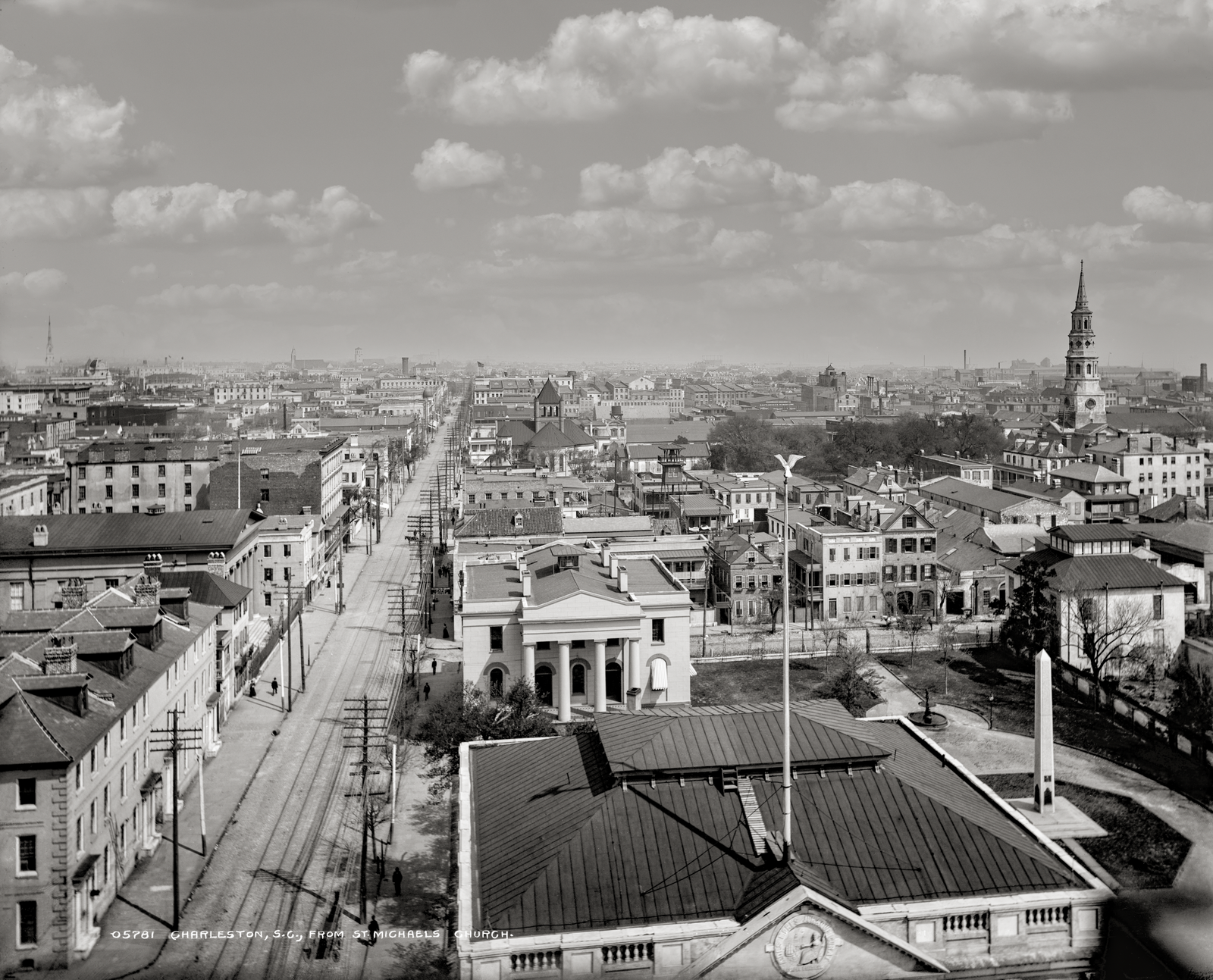 Charleston SC, From St. Michaels Church, 1900