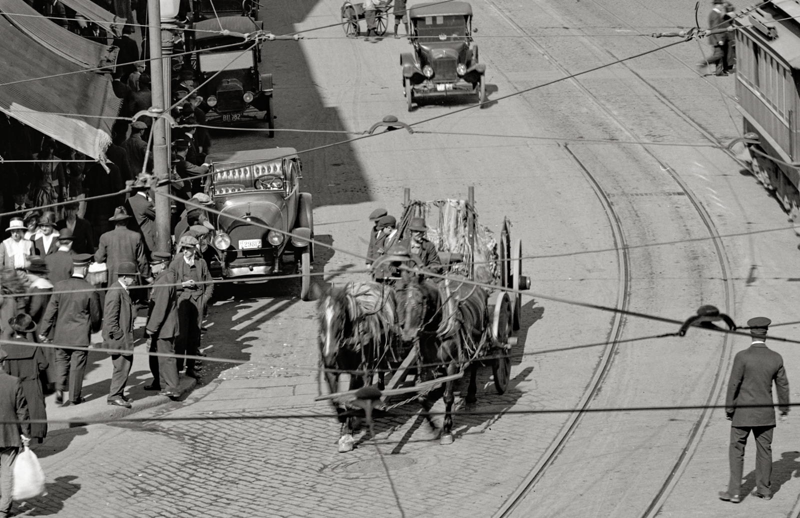 Fall River, MA, Main Street, 1920