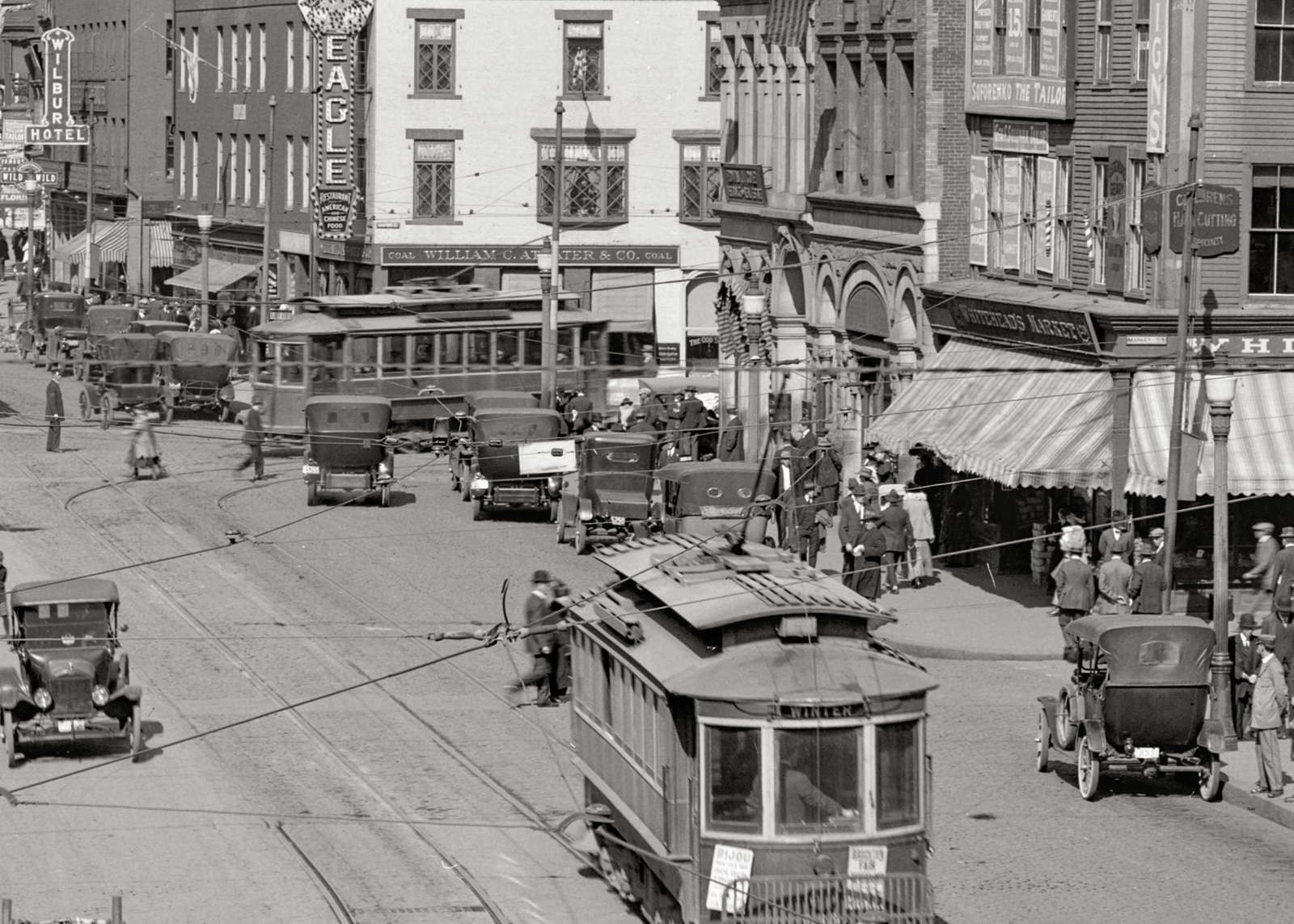 Fall River, MA, Main Street, 1920