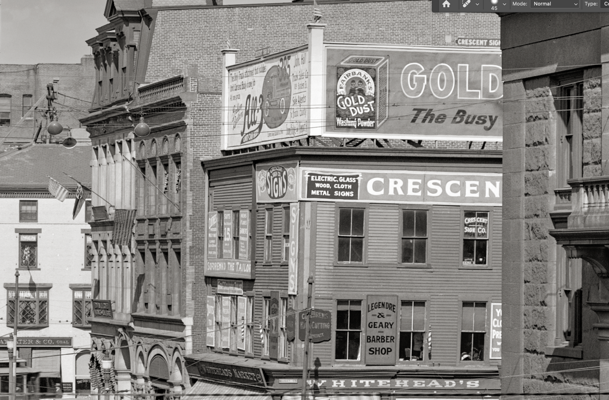 Fall River, MA, Main Street, 1920
