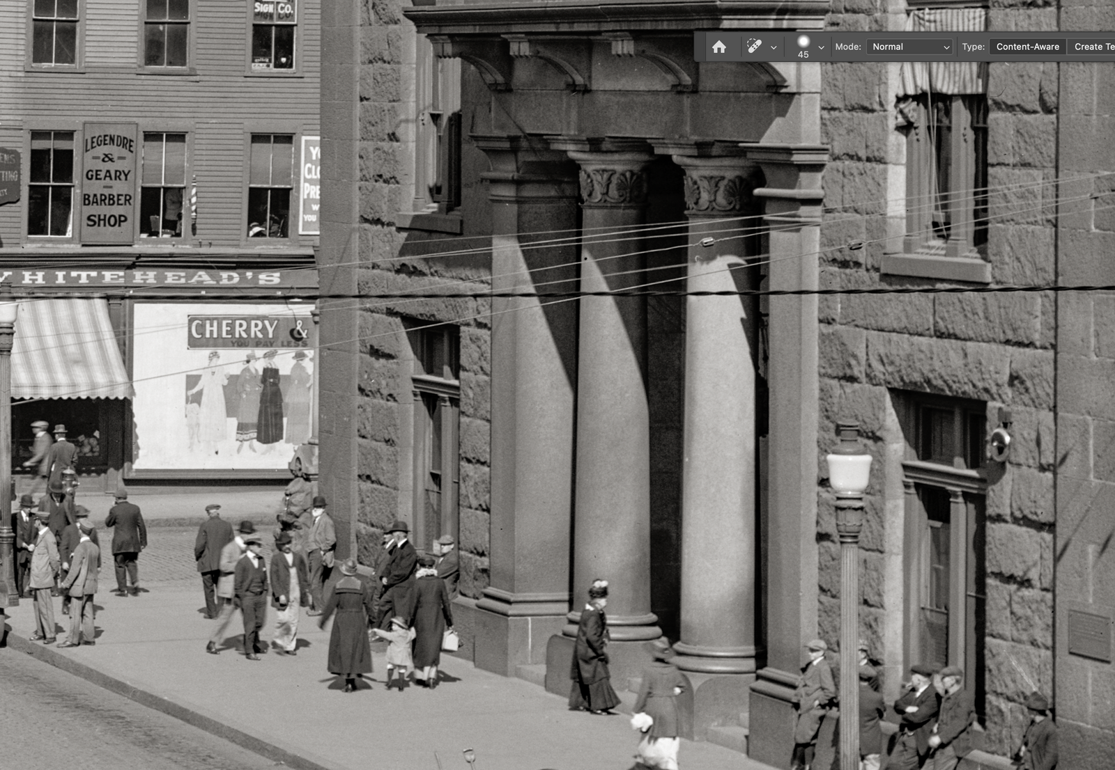 Fall River, MA, Main Street, 1920