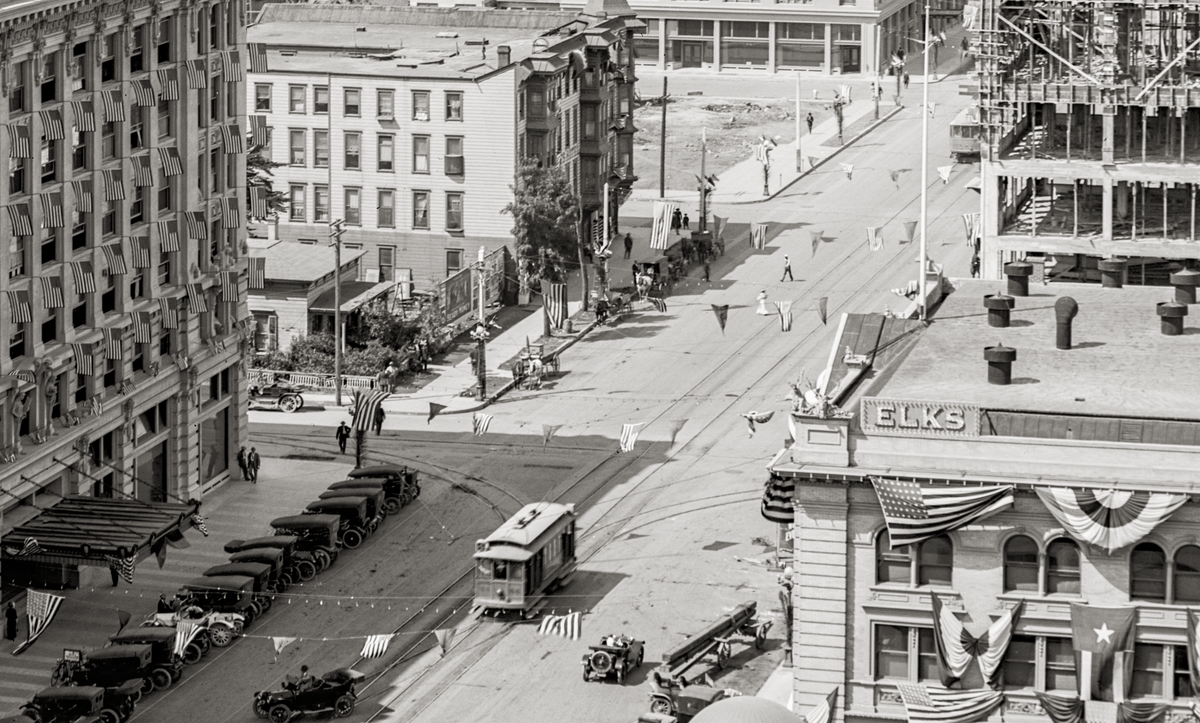 San Diego and Bay, 1910, Taken from U.S. Grant Hotel