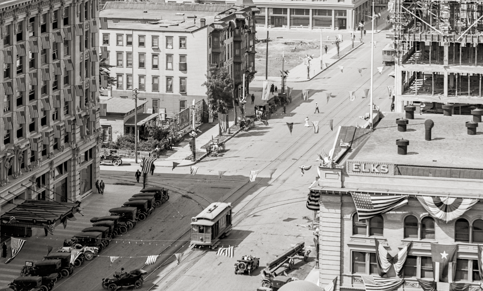 San Diego and Bay, 1910, Taken from U.S. Grant Hotel