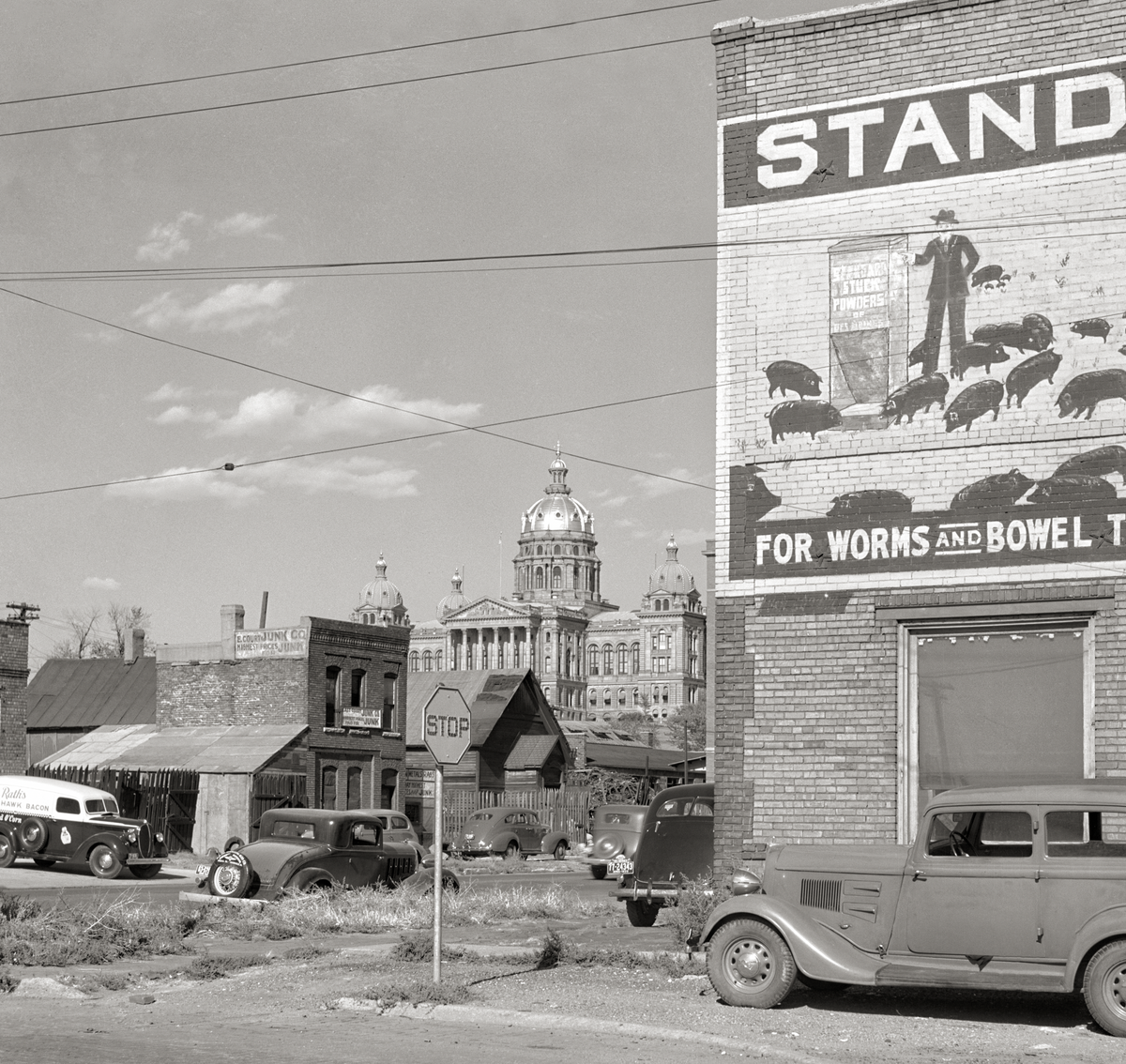 Des Moines Iowa State Capitol, 1939