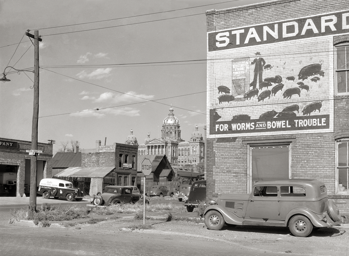 Des Moines Iowa State Capitol, 1939