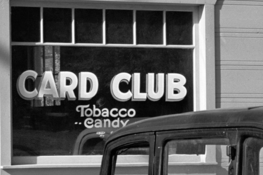 Shasta County, CA, &quot;Eight Ball Pool Room,&quot; Photo, 1940s Historical Pix