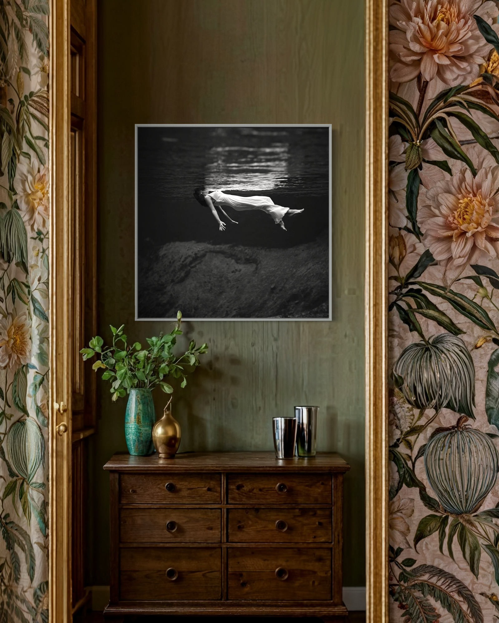 Woman In Water, Toni Frissell, 1947 for Harper's Bazaar, 1947